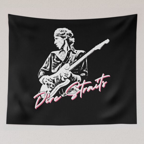 Aperçu de l'œuvre Dire Straits Mark Knopflerr Guitare Musique rock emblématique créée et vendue par ruokabbyart.
