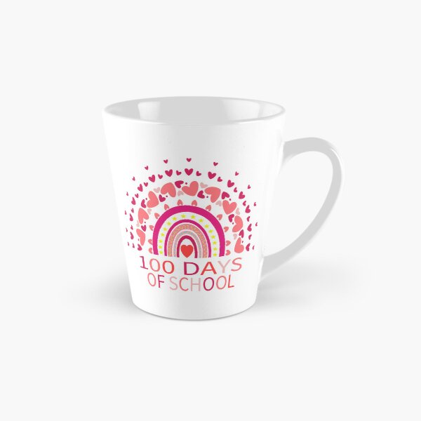 Item preview, 100 Days of School Pink Boho Rainbow Hearts Graphic designed and sold by VISIONSTURME.