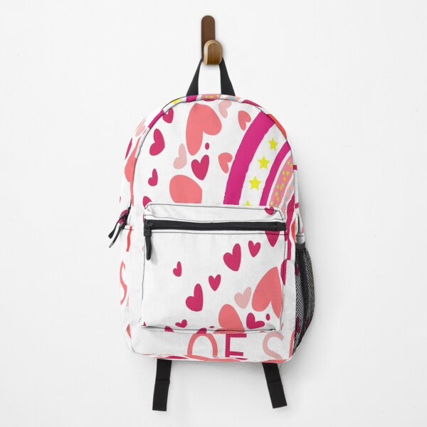 Item preview, 100 Days of School Pink Boho Rainbow Hearts Graphic designed and sold by VISIONSTURME.
