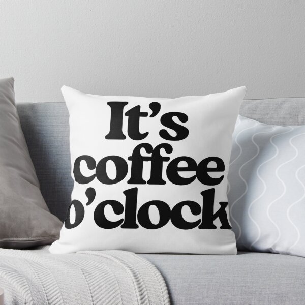 Item preview, It's coffee o'clock | Aesthetic Sticker designed and sold by AlxMn.