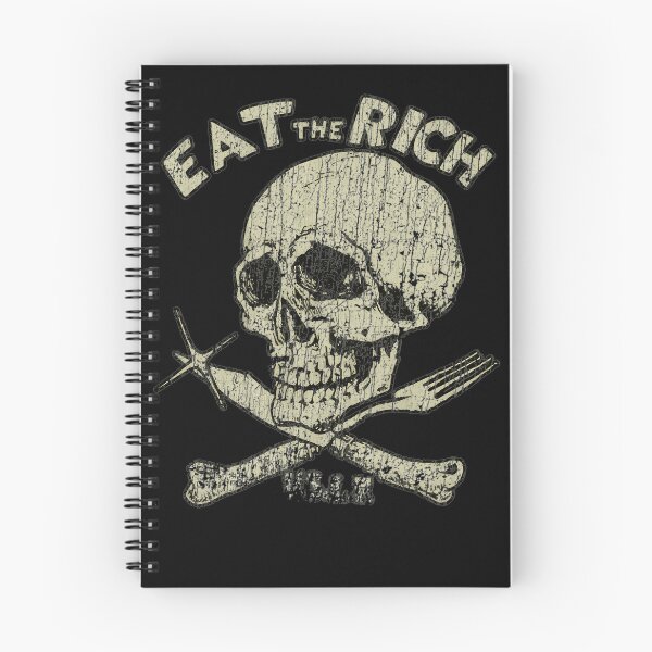 Item preview, Grunge Eat The Rich Skull Crossbones designed and sold by DedeRLong.