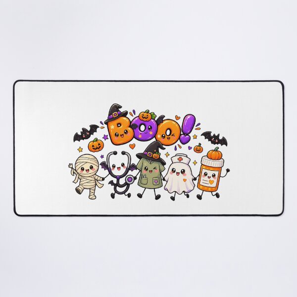 Item preview, Halloween Nurse Mummy Pumpkin Witch Cute Medical Gift designed and sold by QuiteOrbit.