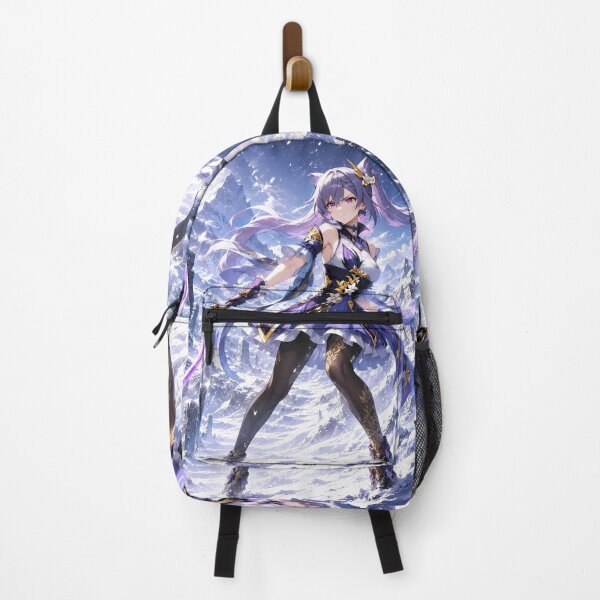 Item preview, Keqing Genshin Impact Snowy Mountain Resolve designed and sold by SolenneAzur.