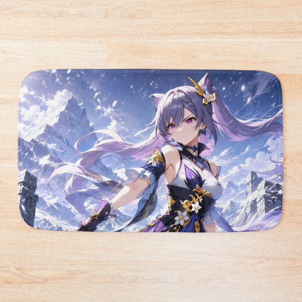 Item preview, Keqing Genshin Impact Snowy Mountain Resolve designed and sold by SolenneAzur.