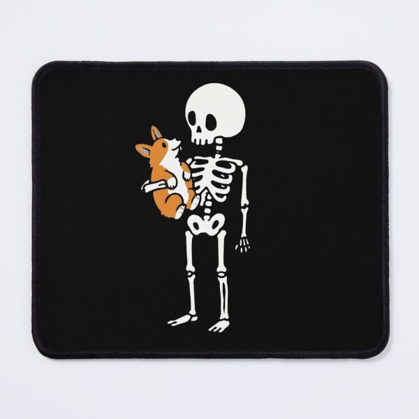 Item preview, Skeleton Holding Corgi Halloween Hug designed and sold by haitrieuic96.