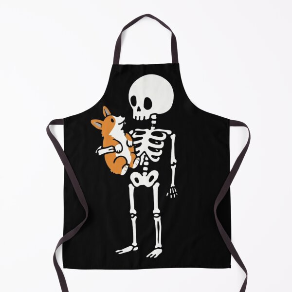 Item preview, Skeleton Holding Corgi Halloween Hug designed and sold by haitrieuic96.