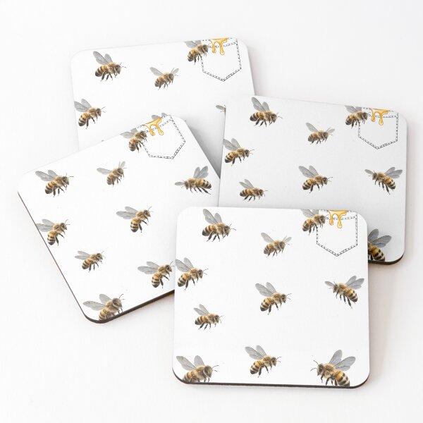 Item preview, Funny Bee Pocket Dripping Honey Graphic designed and sold by VISIONSTURME.