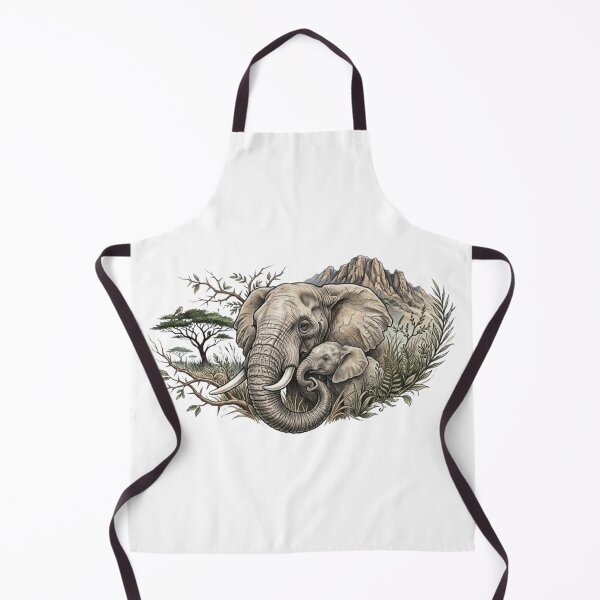 Item preview, African Elephant & Flora Safari designed and sold by CHRIST5000.