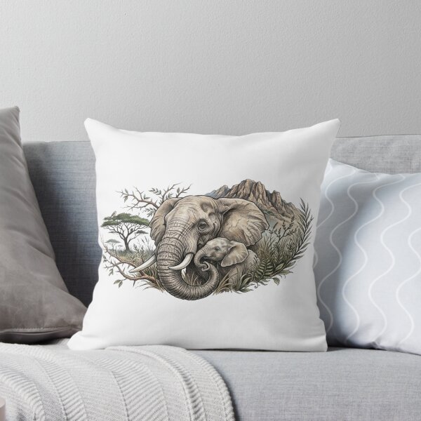 Item preview, African Elephant & Flora Safari designed and sold by CHRIST5000.