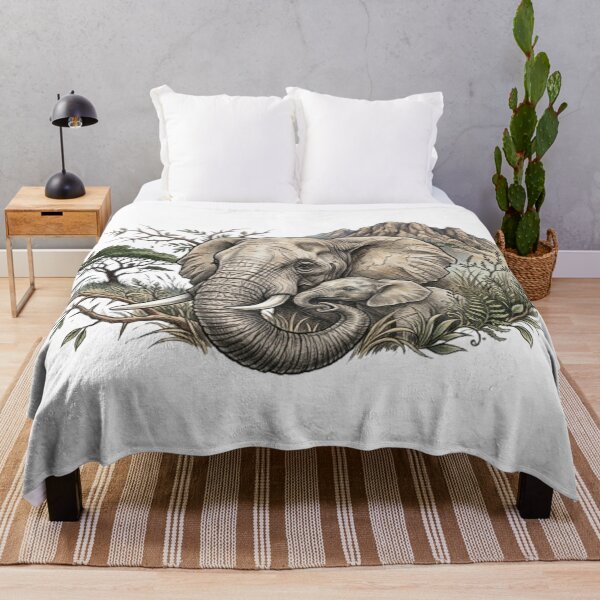 Item preview, African Elephant & Flora Safari designed and sold by CHRIST5000.