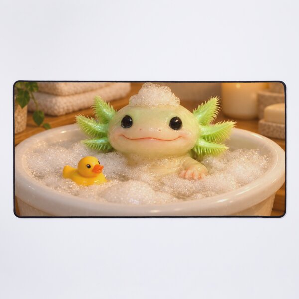 Item preview, GFP Axolotl Bathtub designed and sold by Sillytoe.