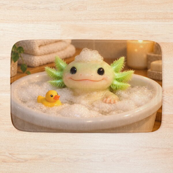 Item preview, GFP Axolotl Bathtub designed and sold by Sillytoe.