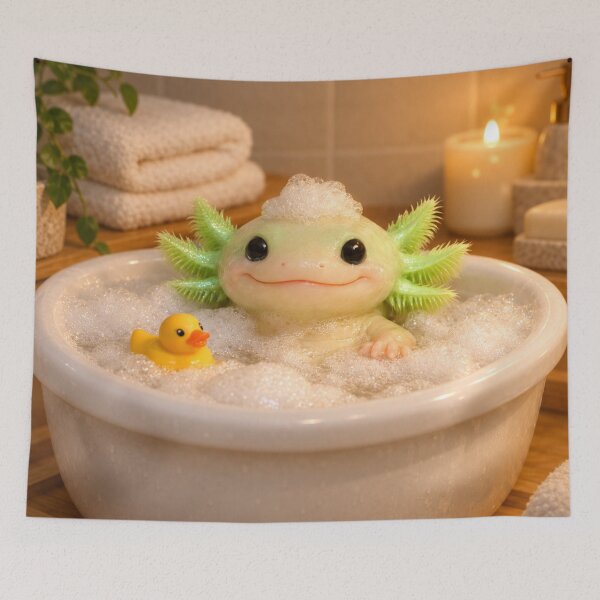 Item preview, GFP Axolotl Bathtub designed and sold by Sillytoe.