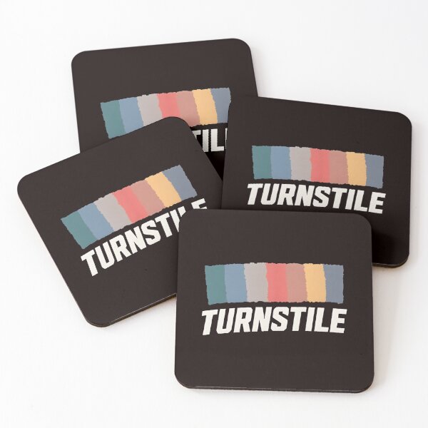 Item preview, TURNSTILE Band Logo Colorful Stripes designed and sold by elias-harj-nook.