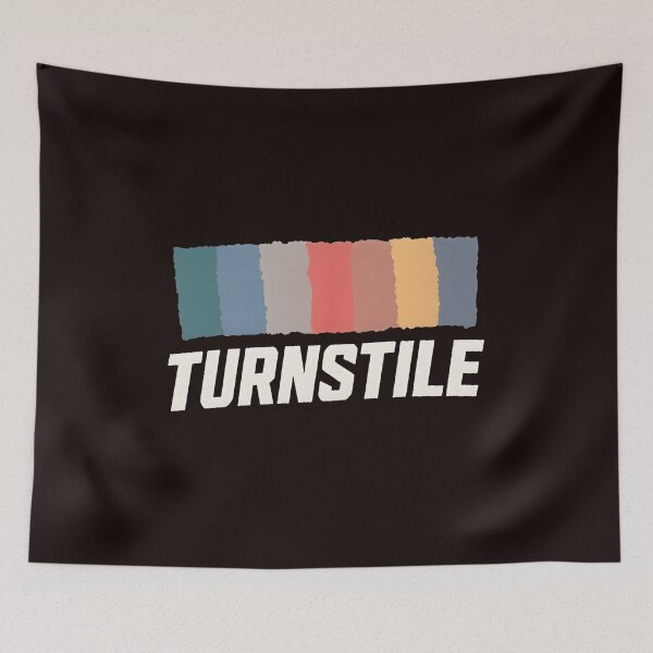 Item preview, TURNSTILE Band Logo Colorful Stripes designed and sold by elias-harj-nook.