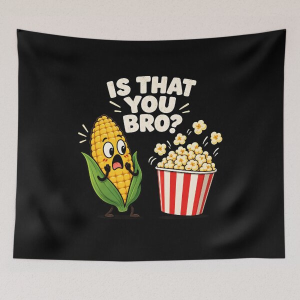 Item preview, Funny Popcorn Pun is that You Bro designed and sold by a-turner-paint.