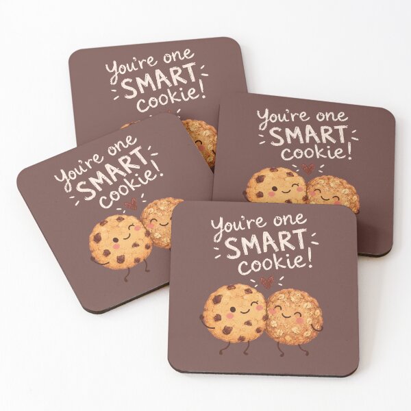 Item preview, You're One Smart Cookie – Cute Kawaii Cookie Pun – Motivational Student & Teacher Tee designed and sold by bobscraze.