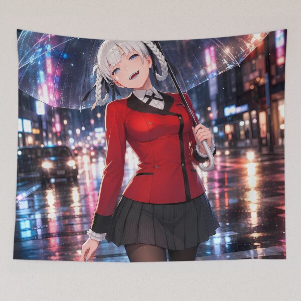 Item preview, Kirari Momobami Kakegurui Neon Rain Confidence designed and sold by SolenneAzur.