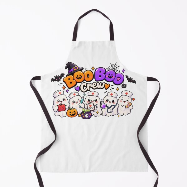 Item preview, Spooky Halloween Nurse Ghost Boo Crew Healthcare Gift designed and sold by QuiteOrbit.