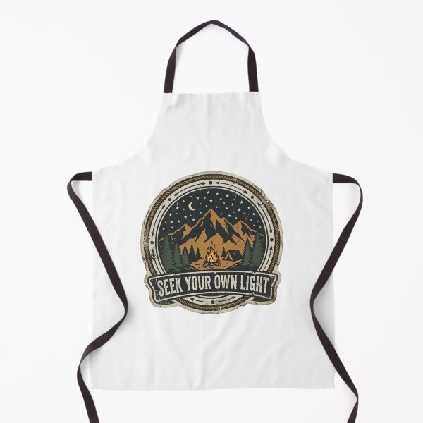 Item preview, Seek Your Own Light - Vintage Mountain Campfire Badge designed and sold by Sanan Israyilli.