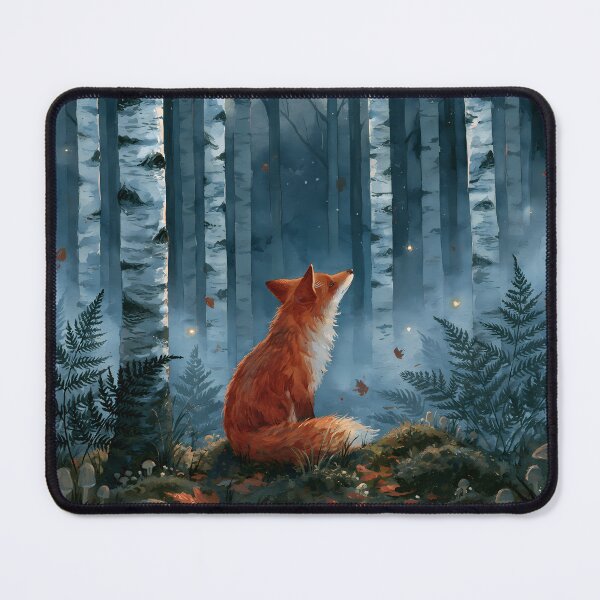 Item preview, The Birches – Moonlit Birch Forest Dreamscape designed and sold by Authentic-Merch.