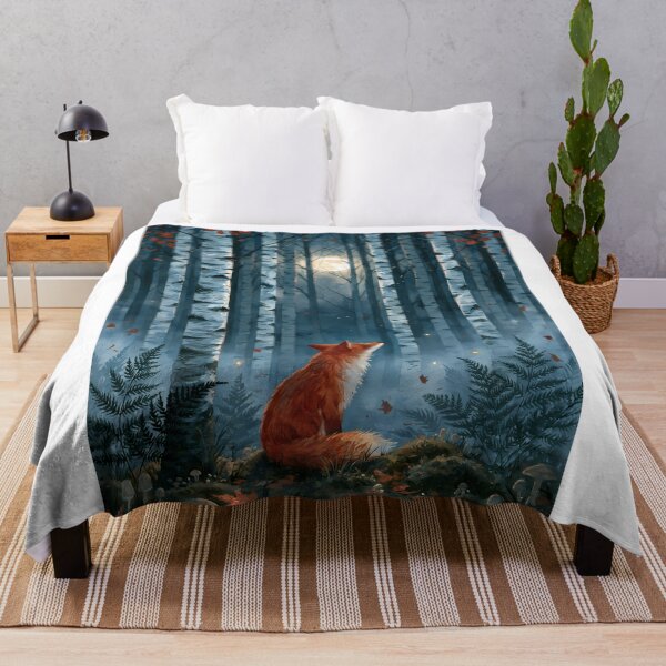 Item preview, The Birches – Moonlit Birch Forest Dreamscape designed and sold by Authentic-Merch.