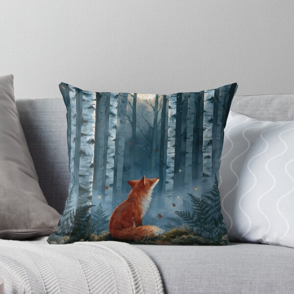 Item preview, The Birches – Moonlit Birch Forest Dreamscape designed and sold by Authentic-Merch.