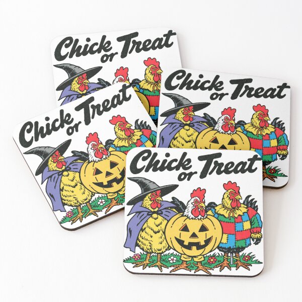 Item preview, Chick Or Treat Halloween Chickens designed and sold by GrooveAndGlow.