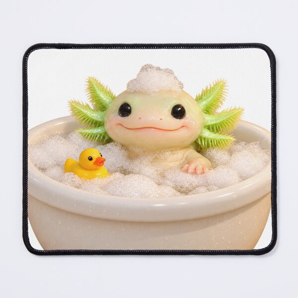 Item preview, GFP Axolotl Bubble Bath designed and sold by Sillytoe.