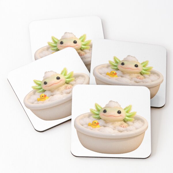 Item preview, GFP Axolotl Bubble Bath designed and sold by Sillytoe.