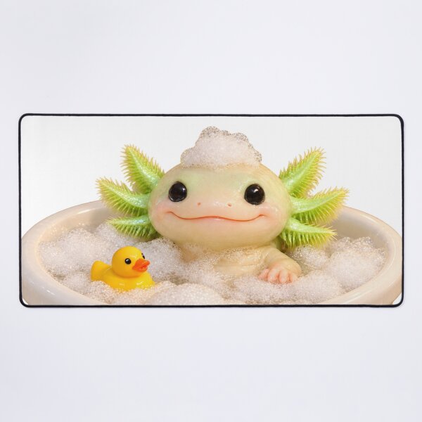 Item preview, GFP Axolotl Bubble Bath designed and sold by Sillytoe.
