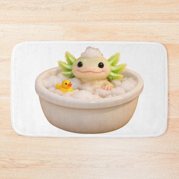 Item preview, GFP Axolotl Bubble Bath designed and sold by Sillytoe.