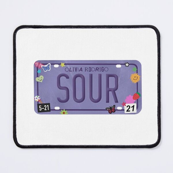 Item preview, Olivia Rodrigo Sour License Plate Vintage Aesthetic designed and sold by cubomtumeshop.