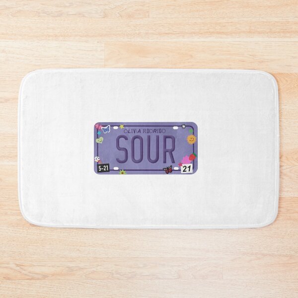 Item preview, Olivia Rodrigo Sour License Plate Vintage Aesthetic designed and sold by cubomtumeshop.