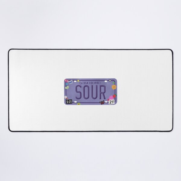 Item preview, Olivia Rodrigo Sour License Plate Vintage Aesthetic designed and sold by cubomtumeshop.