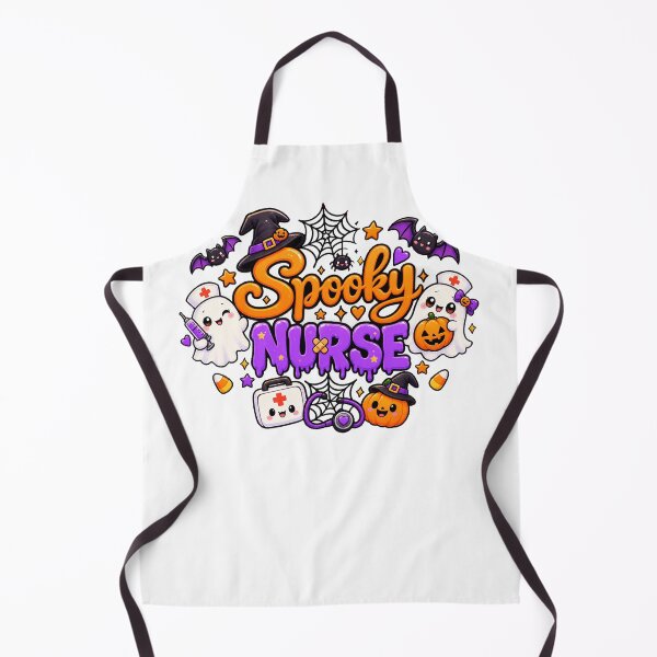 Item preview, Halloween Nurse Ghost Boo Pumpkin Cute Spooky Medical designed and sold by QuiteOrbit.