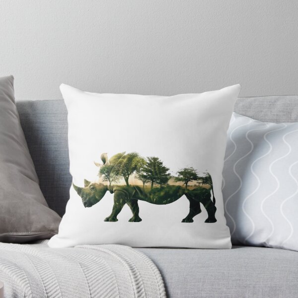 Item preview, Rhinoceros Papua New Guinea Double. Exposure Graphic designed and sold by VISIONSTURME.
