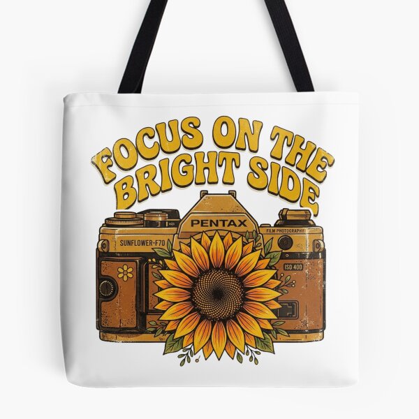 Item preview, Focus On The Bright Side - Vintage Sunflower Pentax Camera designed and sold by Sanan Israyilli.