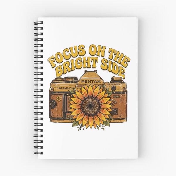 Item preview, Focus On The Bright Side - Vintage Sunflower Pentax Camera designed and sold by Sanan Israyilli.