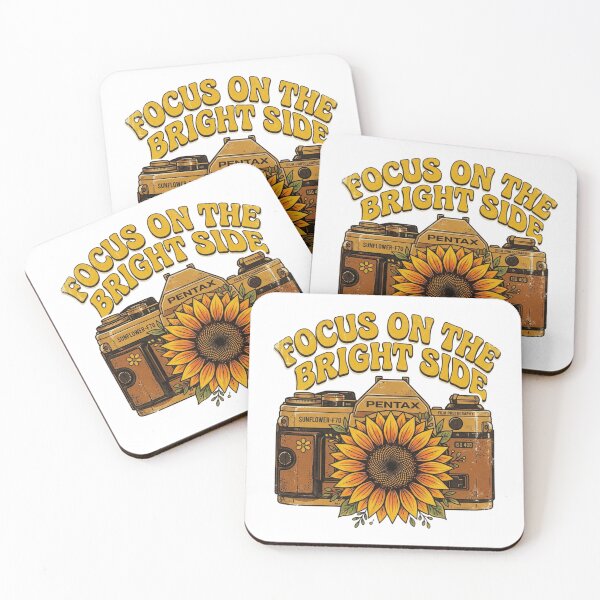 Item preview, Focus On The Bright Side - Vintage Sunflower Pentax Camera designed and sold by Sanan Israyilli.