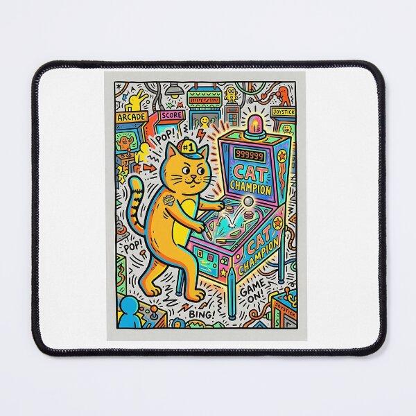 Item preview, British Shorthair Pinball Champion designed and sold by PictoVibe.