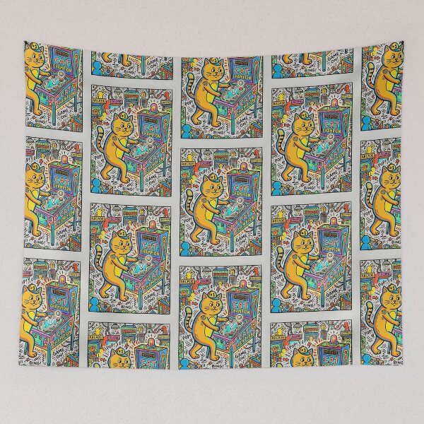 Item preview, British Shorthair Pinball Champion designed and sold by PictoVibe.