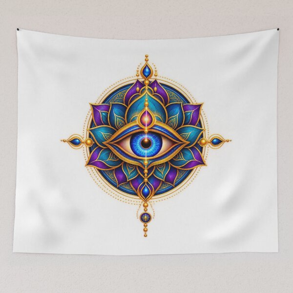 Item preview, Third Eye Meditation Sacred Mandala designed and sold by Design Sounds Studio.