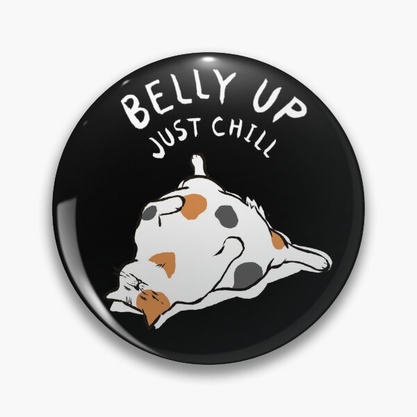 Item preview, Chubby Calico Cat Belly Up Just Chill Funny Japanese Aesthetic designed and sold by TarunekoT.