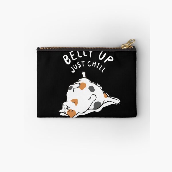 Item preview, Chubby Calico Cat Belly Up Just Chill Funny Japanese Aesthetic designed and sold by TarunekoT.