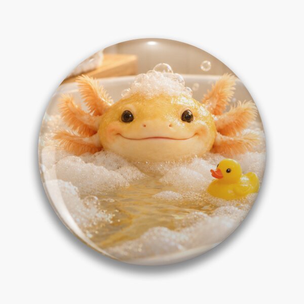 Aperçu de l'œuvre Baignoire d'axolotl albinos doré créée et vendue par Sillytoe.