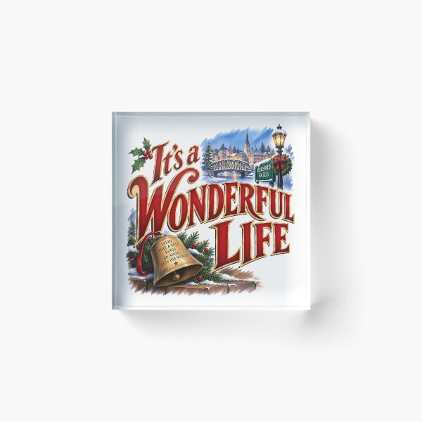 Item preview, It's a Wonderful Life designed and sold by Lyric Vault - Rock on.