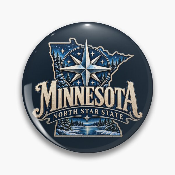 Item preview, Minnesota North Star State – Vintage State Pride designed and sold by HO•Designs.