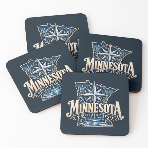 Item preview, Minnesota North Star State – Vintage State Pride designed and sold by HO•Designs.