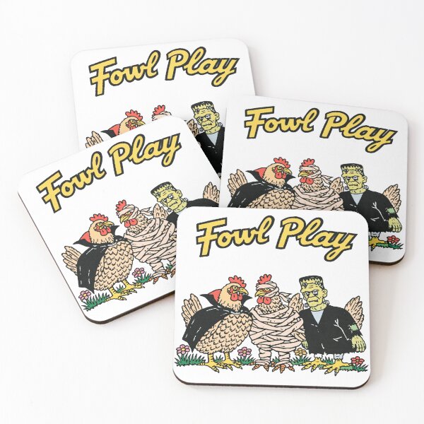 Item preview, Fowl Play Monster Chickens designed and sold by GrooveAndGlow.